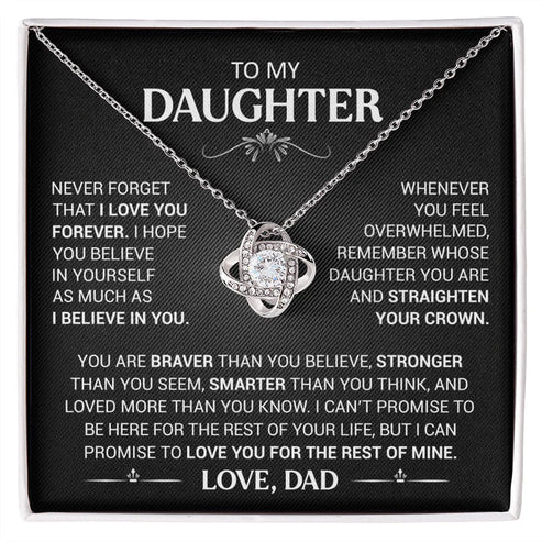 To My Daughter | Necklace with Love