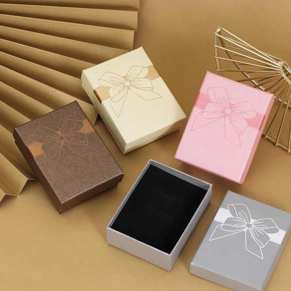 Elegant Bow Jewelry Box Set