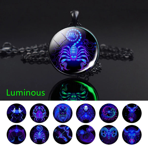 Glow-in-the-Dark Zodiac Pendant