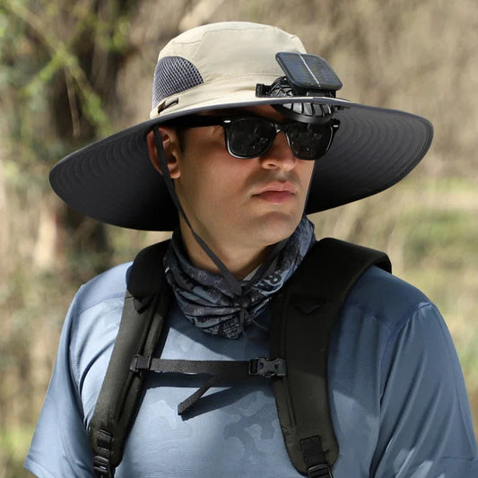 Solar Breeze Outdoor Fan Hat
