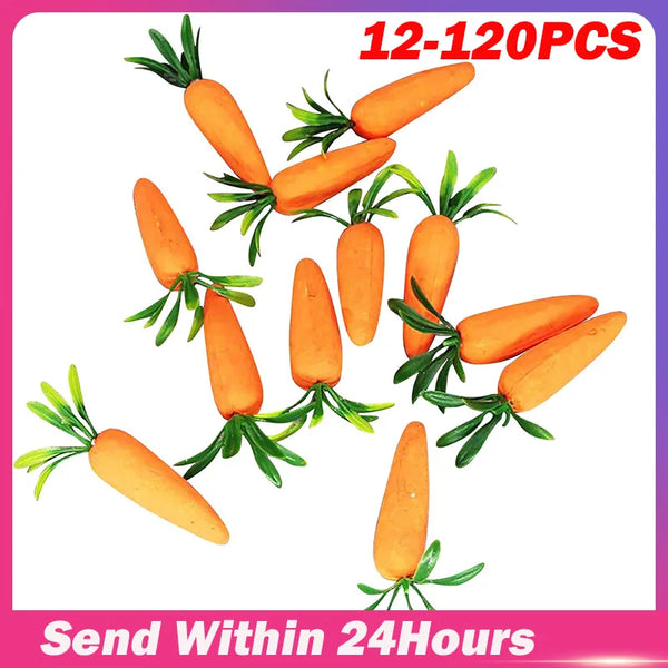 Whimsical Easter Carrot Decor Set