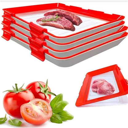 🔥Environmentally Friendly Design - Reusable Food Preserving Tray🥰