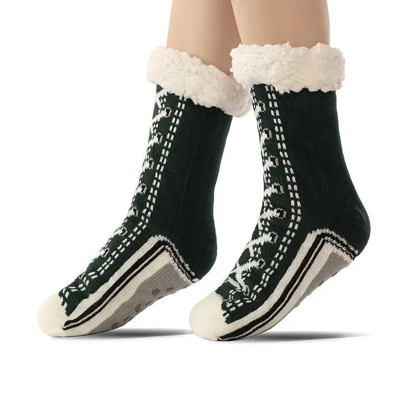 Last Day 49%OFF - Ultra-thick Cashmere Slipper Home Socks