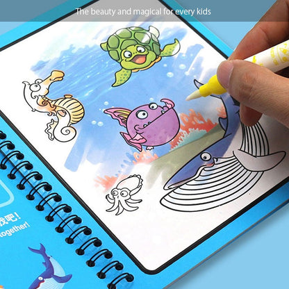 Children DIY Magical Water Painting Book