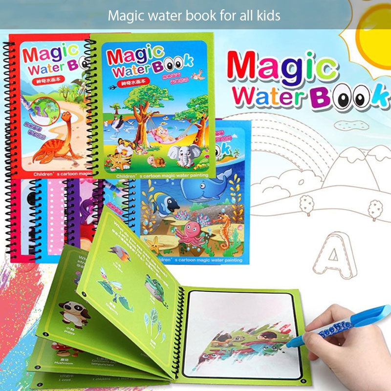 Children DIY Magical Water Painting Book