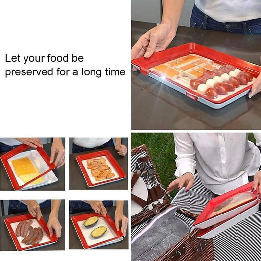 🔥Environmentally Friendly Design - Reusable Food Preserving Tray🥰