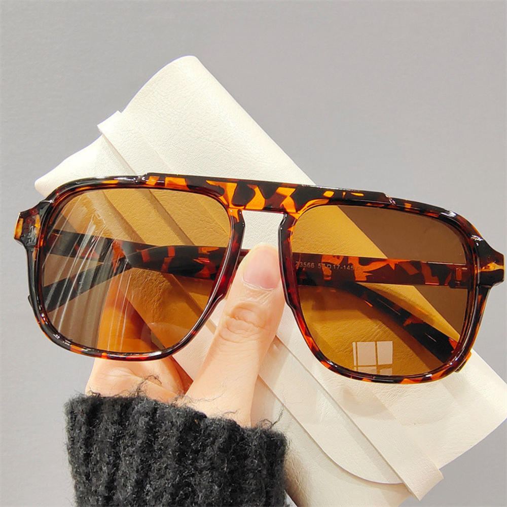 2024 New Fashion Men Sunglasses Oversized Frame Women Anti-blue