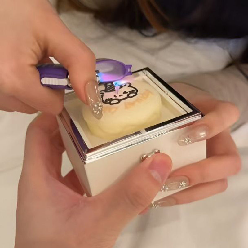 Rotating Jewelry Box, Little Bear Cake Ring Box, Pop Up Gift Box, Romantic Birthday Surprise