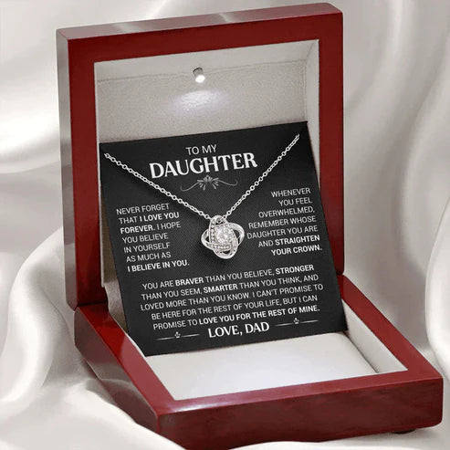 To My Daughter | Necklace with Love